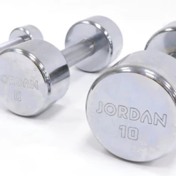 Jordan Chrome Dumbbell Set 2-20kg With Rack Dumbbell & Rack Sets