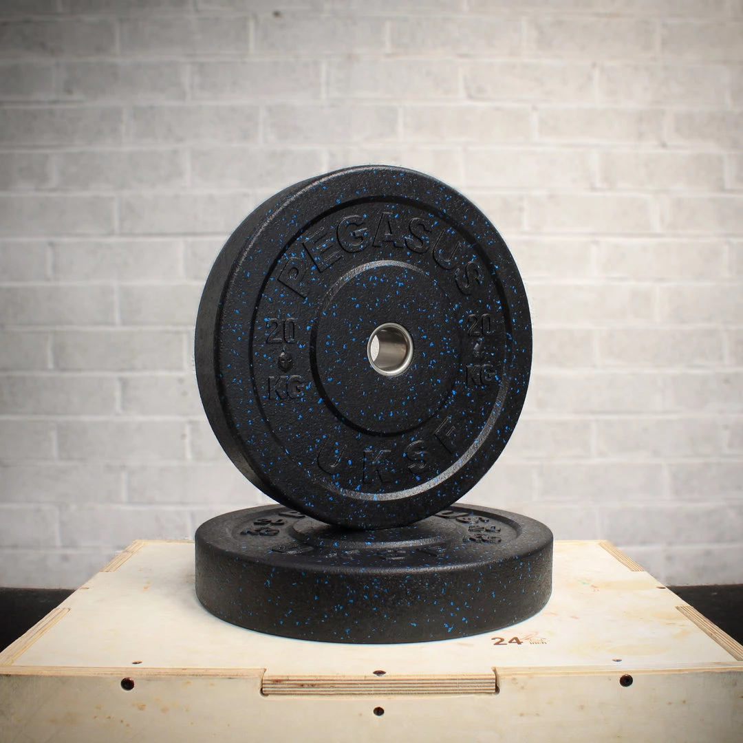UKSF Speckled Pegasus Vulcanised Rubber Bumper Plates Strength