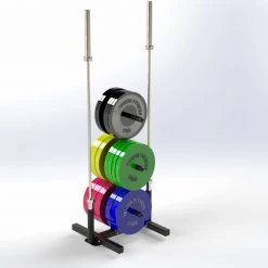 Trigon Fitness Trigon Weights Tree With Bar Holders Storage