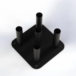 Trigon Fitness Storage Trigon Barbell Flat Rack Holder