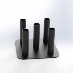 Trigon Fitness Storage Trigon Barbell Flat Rack Holder