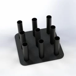 Trigon Fitness Storage Trigon Barbell Flat Rack Holder