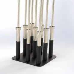 Trigon Fitness Storage Trigon Barbell Flat Rack Holder