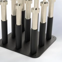 Trigon Fitness Storage Trigon Barbell Flat Rack Holder