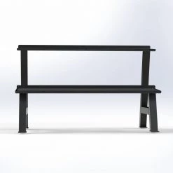 Trigon Fitness Storage Trigon 2 Tier Kettlebell Rack (1.25m)