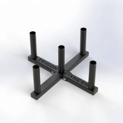Trigon Fitness Trigon Vertical Olympic Bar X Holder (Holds 5 Bars)