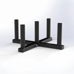 Trigon Fitness Trigon Vertical Olympic Bar X Holder (Holds 5 Bars)