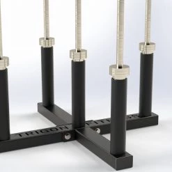 Trigon Fitness Trigon Vertical Olympic Bar X Holder (Holds 5 Bars)