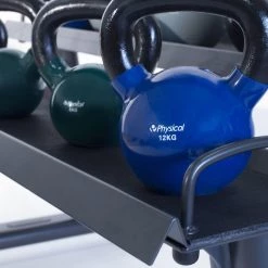 Physical Company 10 Vinyl Kettlebell Set With Rack Strength