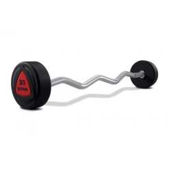 Ziva ZVO Urethane EZ Curl Barbells