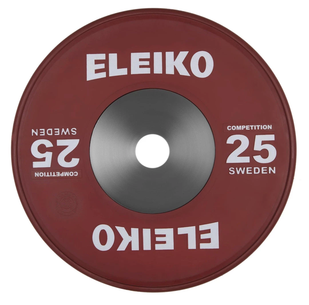 Eleiko Competition Rubber Discs (Up To 25kg) Strength