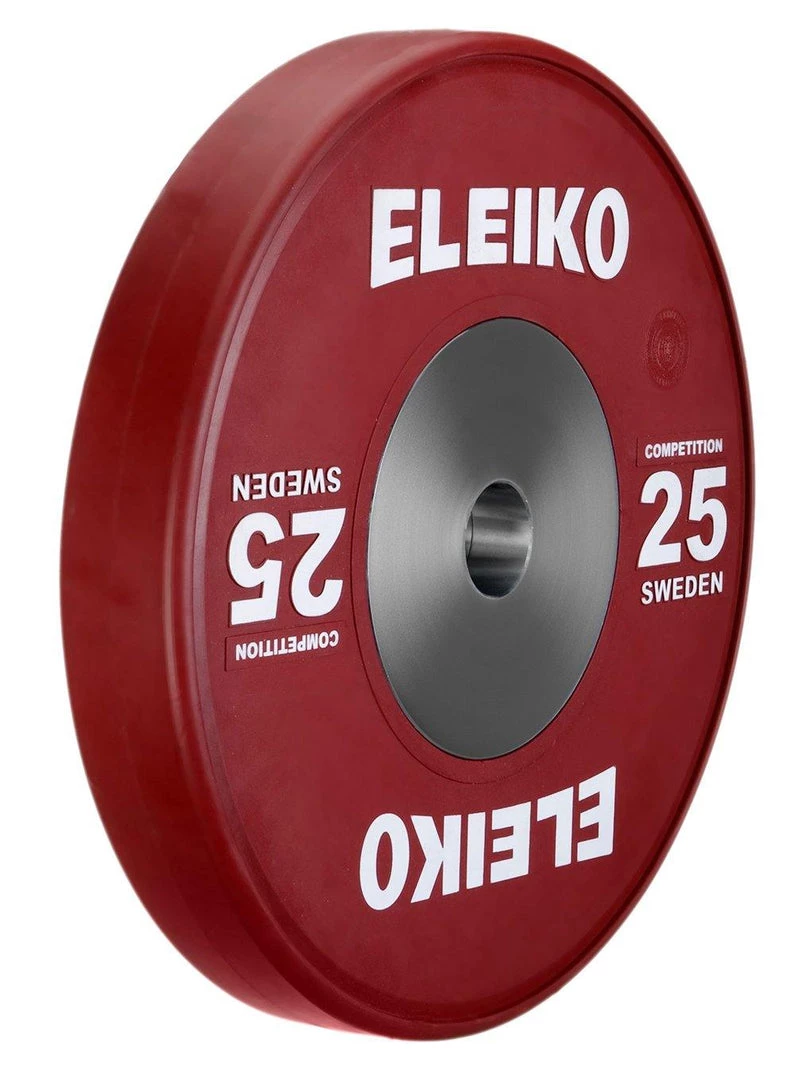 Eleiko Competition Rubber Discs (Up To 25kg) Strength