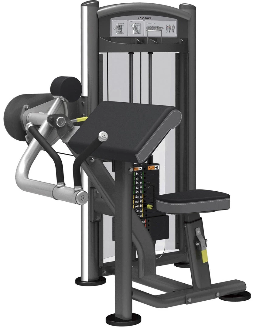 GymGear Elite Series Bicep Curl Selectorised Station