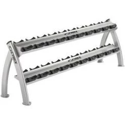Dumbbell Racks Cybex Twin Tier Dumbbell Rack (Holds 10 Pairs)