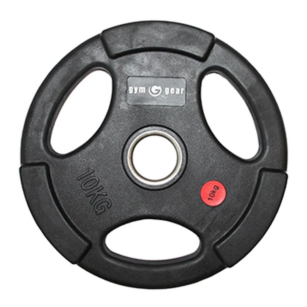 GymGear Rubber Olympic Weight Plates (Tri-Grip) Strength