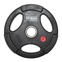 GymGear Rubber Olympic Weight Plates (Tri-Grip) Strength