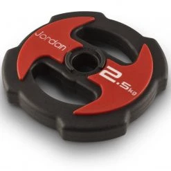 Jordan Ignite V2 Urethane Studio Barbell Plates - Red/Black