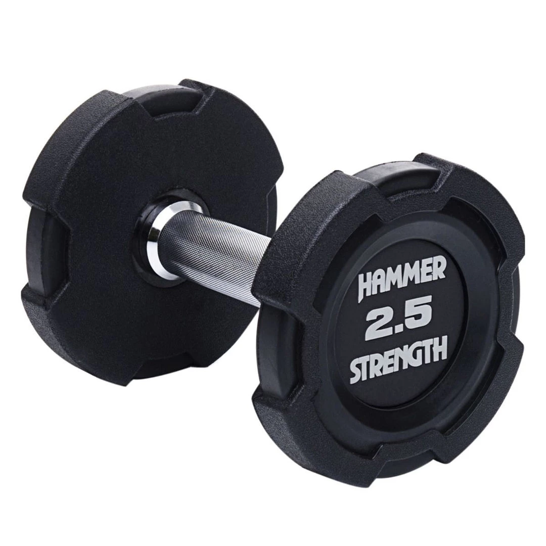 Hammer Strength Premium Rubber Dumbbells - Pairs