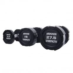 Hammer Strength Premium Rubber Dumbbells - Pairs