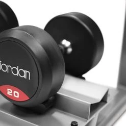 Jordan Dumbbell Rack Oval Frame (12 Pair - 2 Tier)