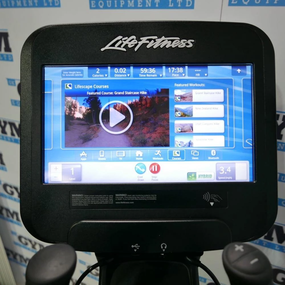 Refurbished Life Fitness 95X Elevation Series Discover SE Cross Trainer Cardio