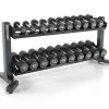 Escape 2-20kg Nucleus Urethane Dumbbell Set With Rigid Rack