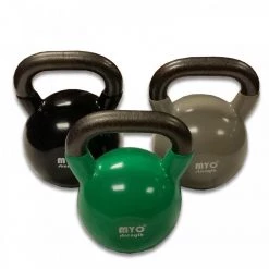 MYO Strength Vinyl Coated Kettlebell - Advanced Set – 20kg, 24kg, 28kg (3 Bells)