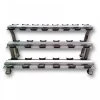 MYO Strength Dumbbell Rack - 10 Pair 3 Tier With Stirrups