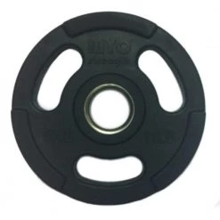 MYO Strength Olympic Disc - Rubber Coated Black