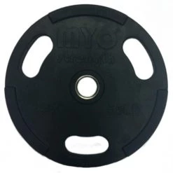 MYO Strength Olympic Disc - Rubber Coated Black