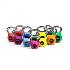 Origin Rubber Kettlebell Set Including Rack (Up To 28kg) Strength
