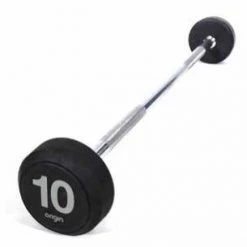 Origin RD2 Rubber Barbells Set With Rack (10-45kg) Strength