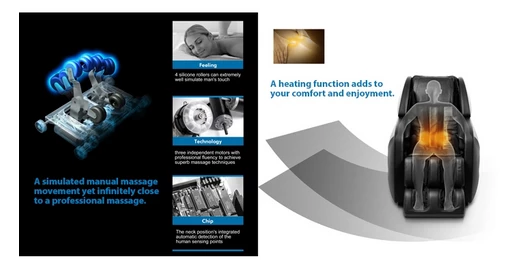 Wellness Sasaki 9 SERIES 4D L Shape Ultimate Massage Chair