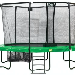 Leisure EXIT JumpArenA Oval All-in 1 305 X 427 (10 X 14 Ft) Trampoline Green