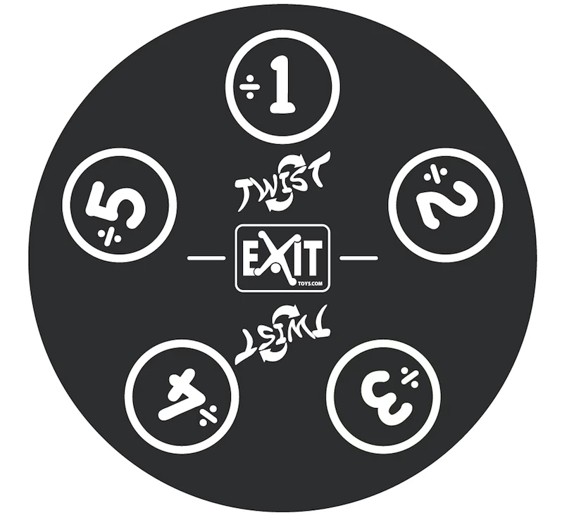 EXIT Twist 244 (8f)t Trampoline Pink/Grey Leisure