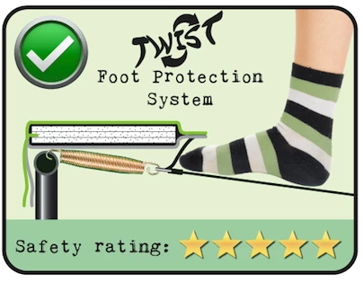 EXIT Twist 244 (8f)t Trampoline Pink/Grey Leisure