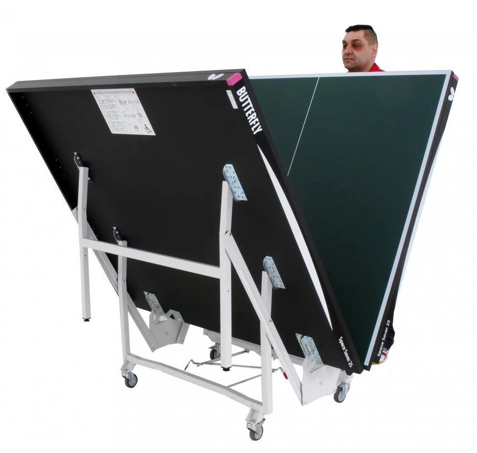 Butterfly Space Saver Rollaway Table Tennis (22 Or 25mm) Leisure