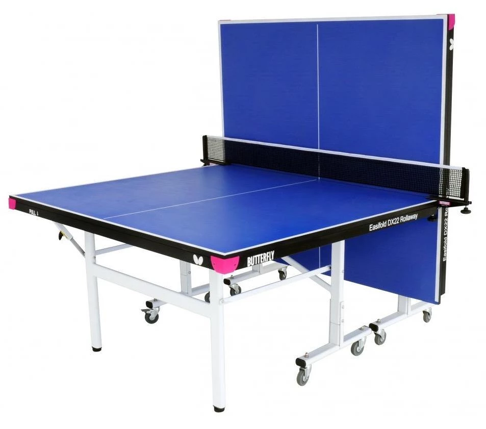 Leisure Butterfly Easifold Deluxe 22 Rollaway Table Tennis
