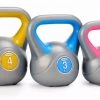 York Fitness Strength York Vinyl Kettlebell Set | 2 KG, 3 KG, 4 KG