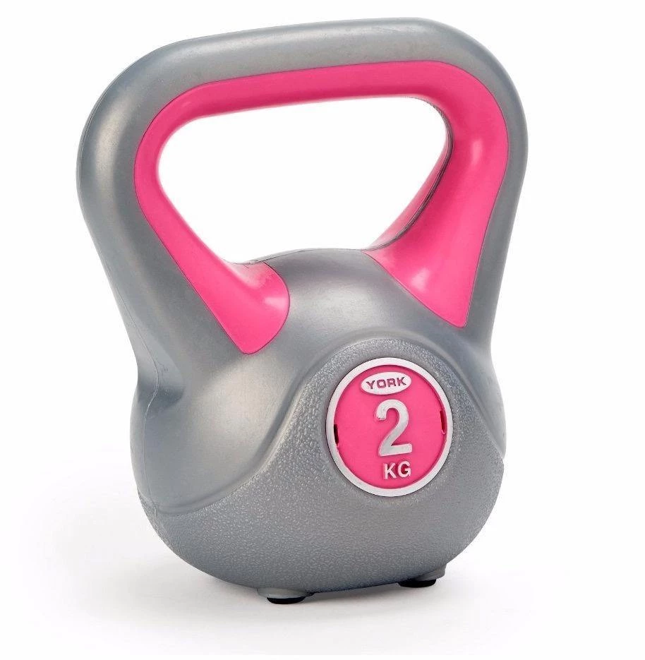 York Fitness Strength York Vinyl Kettlebell Set | 2 KG, 3 KG, 4 KG