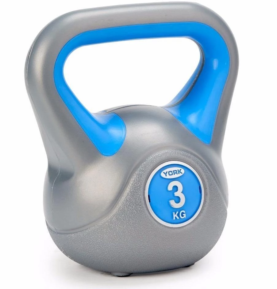 York Fitness Strength York Vinyl Kettlebell Set | 2 KG, 3 KG, 4 KG