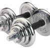 York Fitness 20 KG Chrome Dumbbell Set