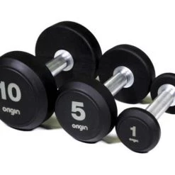 Origin RD2 Rubber Dumbbells Sets With Rack (up To 50kg)