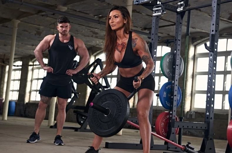 Primal Strength Ceramic Coated Linda Pink Olympic 15kg Bar