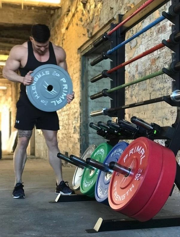 Primal Strength Ceramic Coated Linda Pink Olympic 15kg Bar