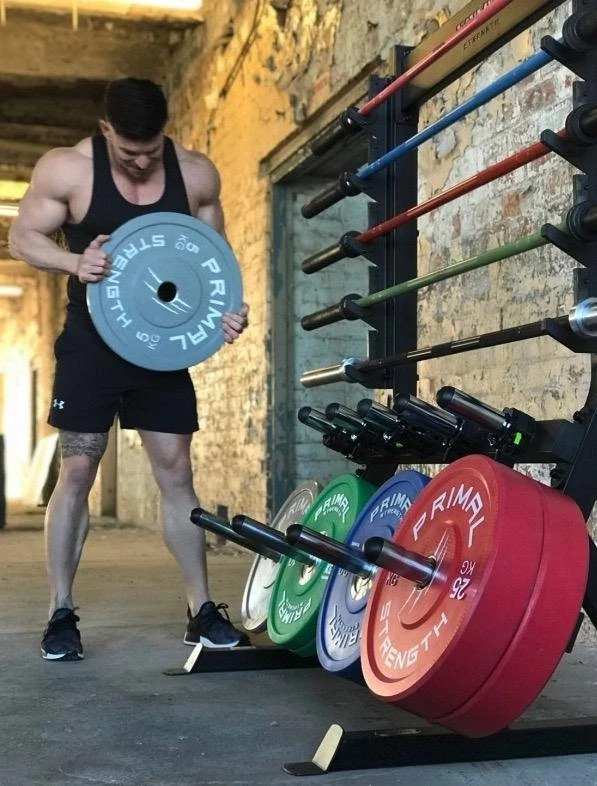 Primal Strength Ceramic Coated It's Heavy Dual Olympic 8 Needle Bar