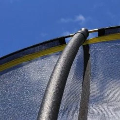 Rebo Oval Base Jump 11 X 8FT Trampoline With Halo II Enclosure Leisure