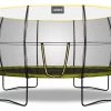Rebo Oval Base Jump 10 X 14FT Trampoline With Halo II Enclosure Leisure