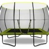 Leisure Rebo Base Jump 10 X 7FT Rectangular Trampoline With Halo II Enclosure