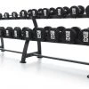 Pro-Active Dumbbell Rack With Cups - Oval Frame Dumbbell Racks